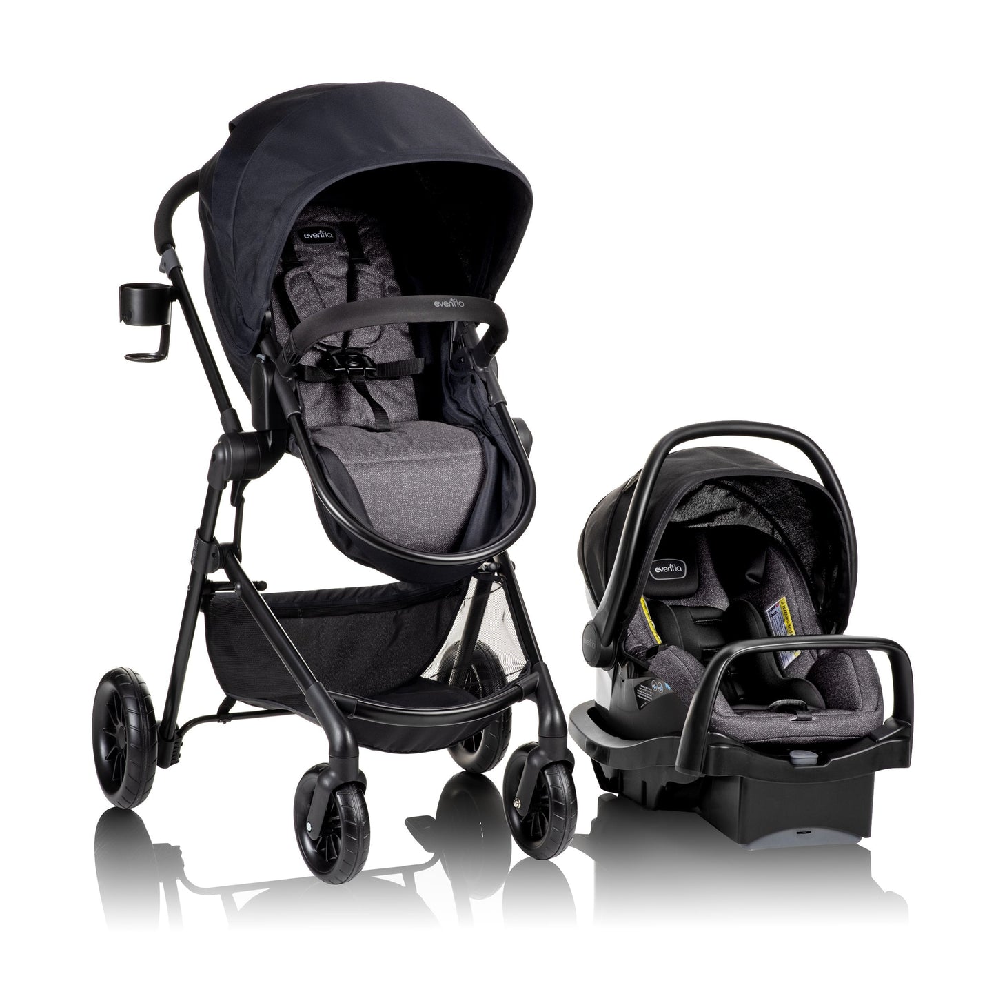 Système de voyage modulaire Pivot avec siège auto bébé LiteMax et barre anti-rebond