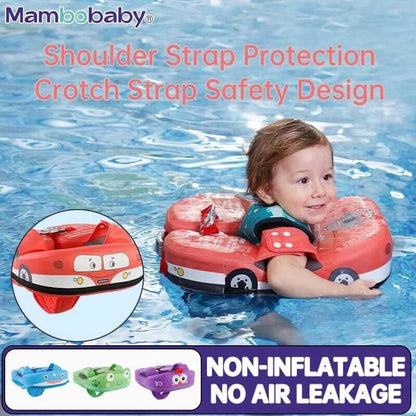 Mambobaby™ Bouée de Piscine avec Sangle de Sécurité pour l’Entrejambe pour Nourrisson/Tout-Petit de 6 à 36 mois