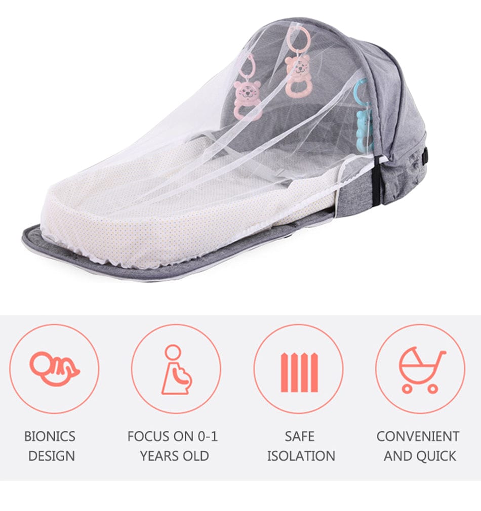 Lit portable pour bébé ProBaby pour nouveau-né avec moustiquaire