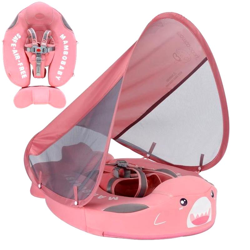 Flotteur de natation pour bébé premium avec auvent UPF 50+