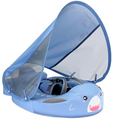 Flotteur de natation pour bébé premium avec auvent UPF 50+