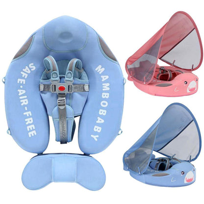 Flotteur de natation pour bébé premium avec auvent UPF 50+