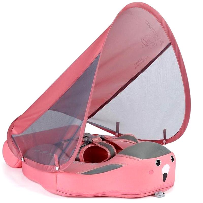 Flotteur de natation pour bébé premium avec auvent UPF 50+