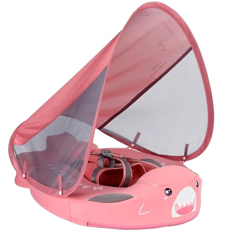 Flotteur de natation pour bébé premium avec auvent UPF 50+