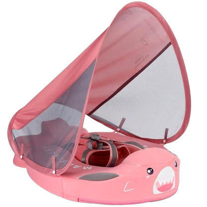 Flotteur de natation pour bébé premium avec auvent UPF 50+