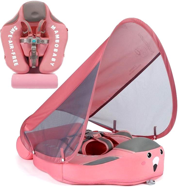 Flotteur de natation pour bébé premium avec auvent UPF 50+