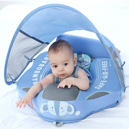 Flotteur de natation pour bébé premium avec auvent UPF 50+