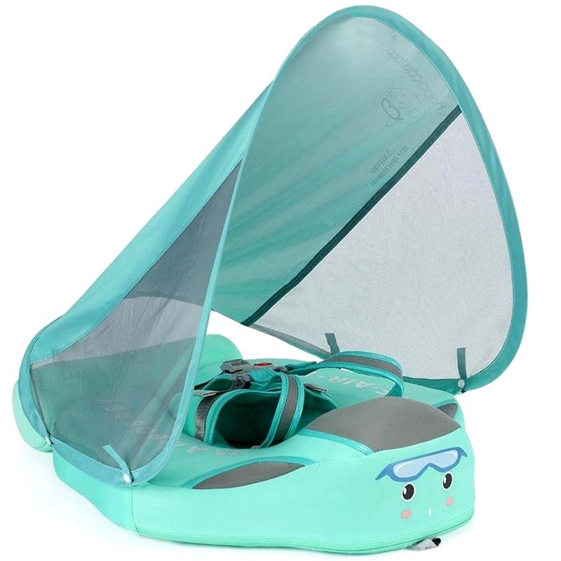 Flotteur de natation pour bébé premium avec auvent UPF 50+
