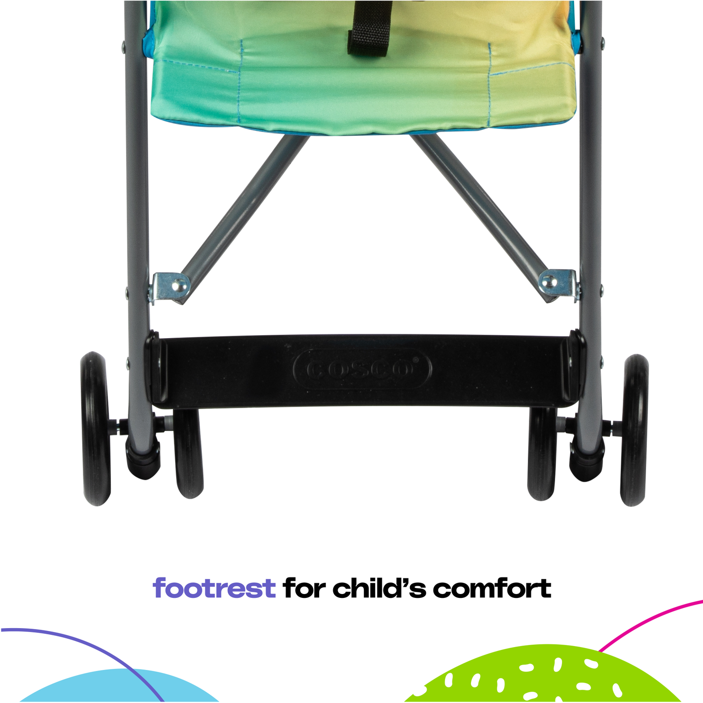 Poussette parapluie pour enfant à personnages
