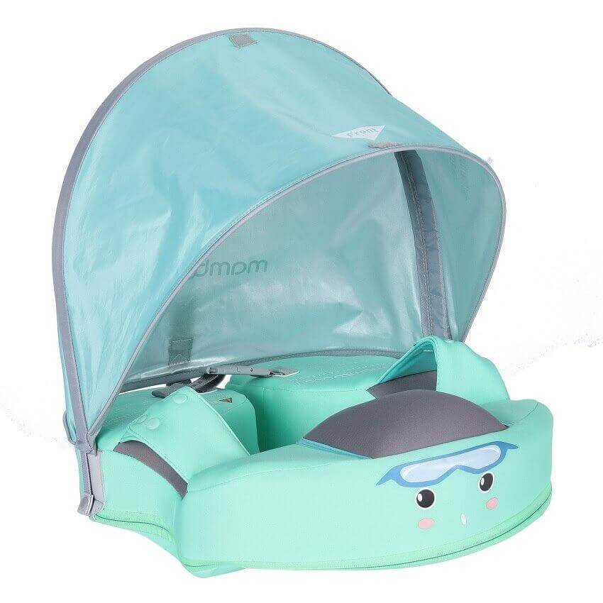 Flotteur de natation pour nourrisson/tout-petit à épaule avec pare-soleil pour 8-36 mois