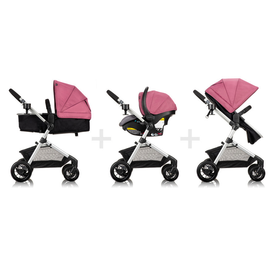 Système de voyage modulaire Pivot avec siège auto bébé LiteMax et barre anti-rebond