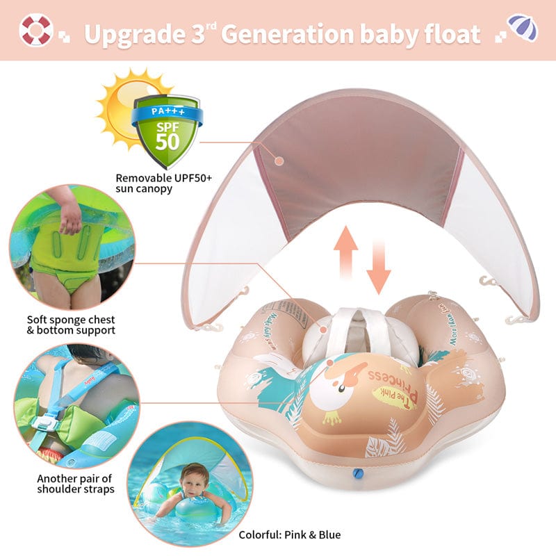 Swimbobo Nouveau Flotteur Gonflable pour Bébé (3-36 Mois)