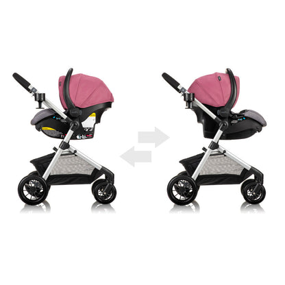 Système de voyage modulaire Pivot avec siège auto bébé LiteMax et barre anti-rebond