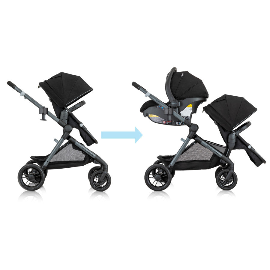 Système de voyage modulable 2-en-1 avec siège auto pour nourrisson - Promotion